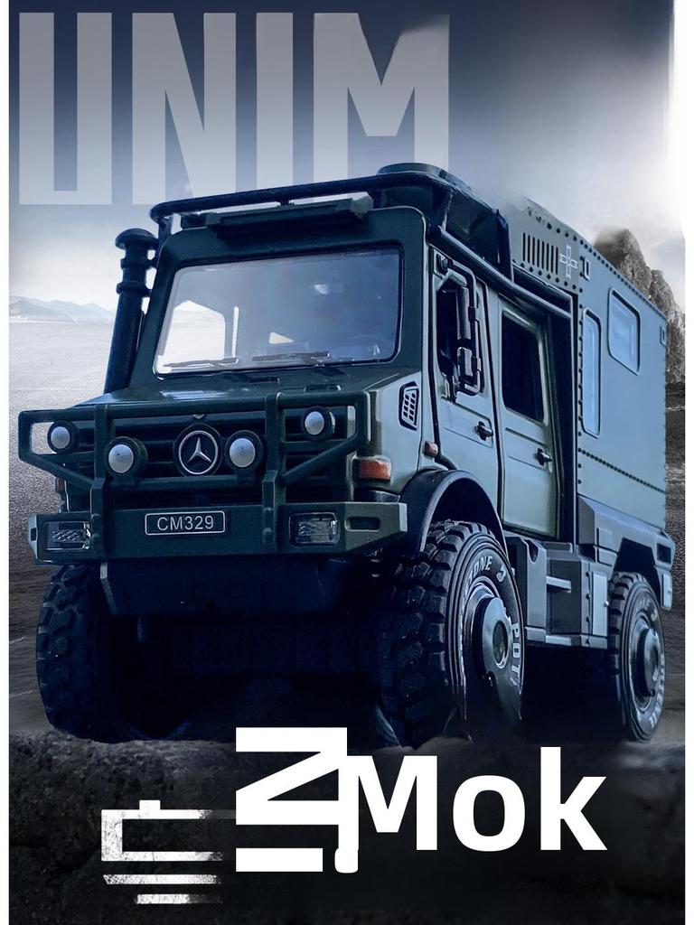 Mercedes-Benz Unimog Off-Road RV Alloy Climber Model (Boxed)