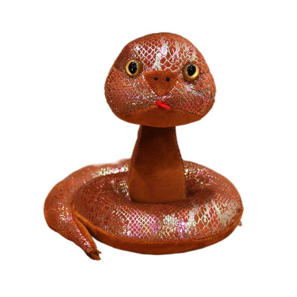 Simulation Snake Year Plush Toy PP Cotton Lucky Snake Doll Plushies  Children
