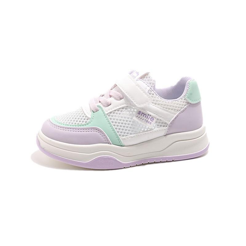 Kids White Mesh Sneakers Girls Boys Breathable Soft Sole Casual Shoes Fall