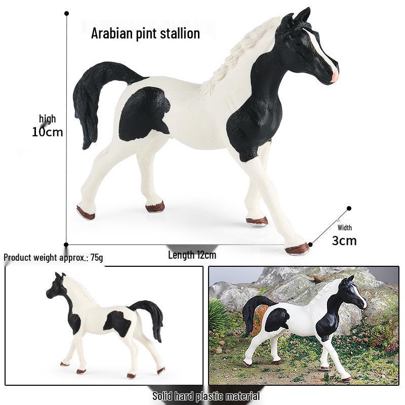 Wildlife Simulation Model: Tiger, Lion, Panda, Elephant, Rhinoceros, Kangaroo, Leopard, Horse, Sheep Toy Set