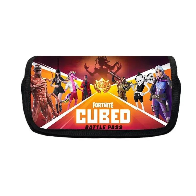 

Fortnite Pencil Bags Multifunctional Stationery Box Children s Large Capacity Double Layer Stationery Bag