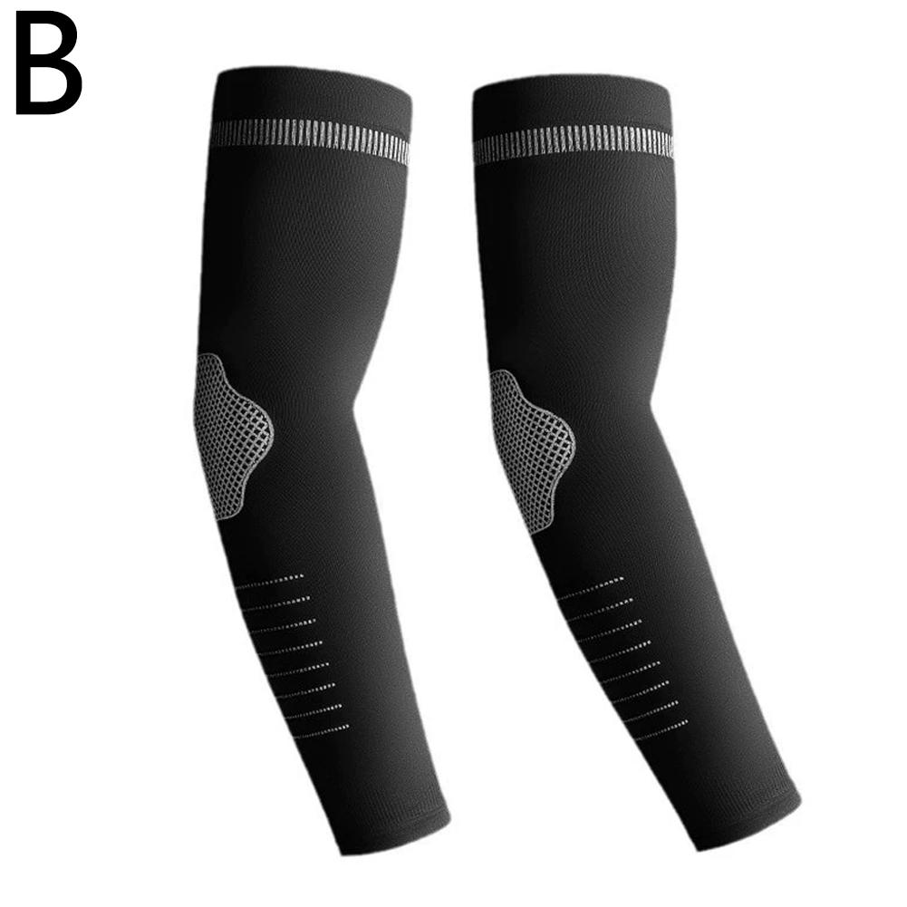 1 Paire Manches d'Été UPF50+ Sensation de Fraîcheur Respirantes Soie Glacée Manchon de Cyclisme Course à Pied Pêche Protection Solaire Soutien de Bras Unisexe Nouveau