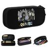 Lovely Rapper QUEVEDO Tour Pencil Cases Pencilcases Pen Box for Student Large Storage Pencil Bags Office Zipper Stationery