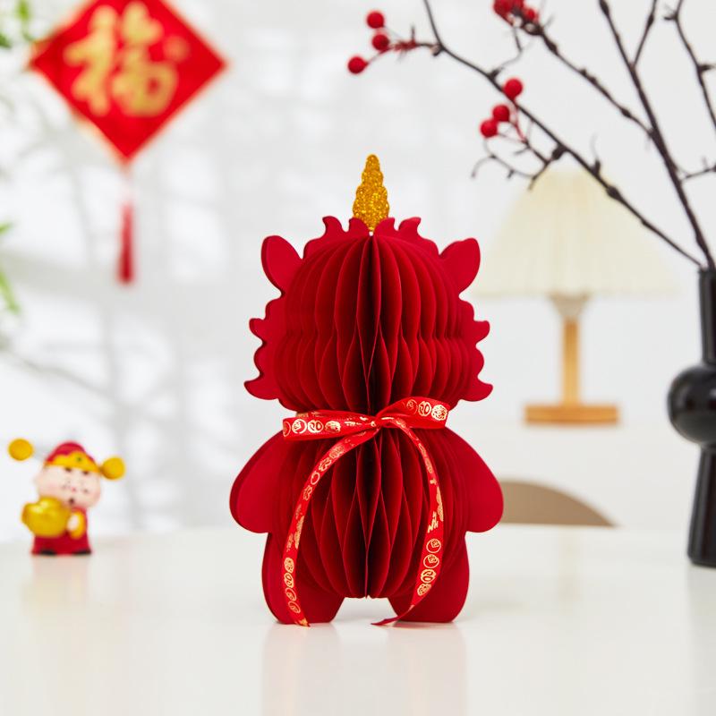 2026 Year of the Horse Festive Spring Decorations: 3D Zodiac Mascot Hanging & Desktop Ornaments