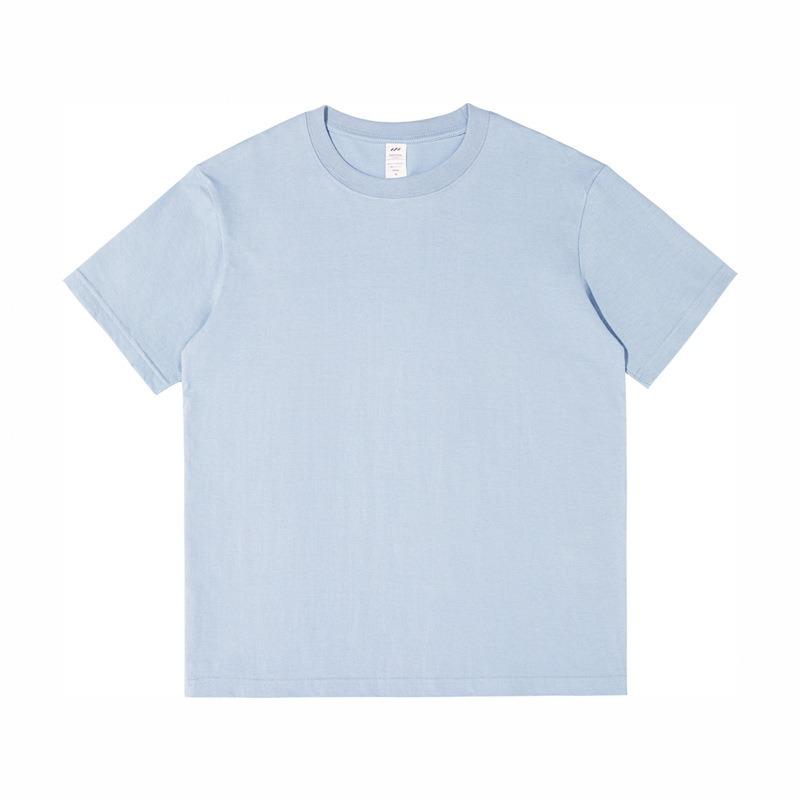 Quality Cotton Candy Colors Tshirts Men Women Short Sleeve Fashion Trend Clothing Tees S-4XL