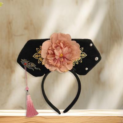 Chinesische Kopfbedeckungen Antike Haarspange Dekoration Prinzessin Stirnband Band Qing