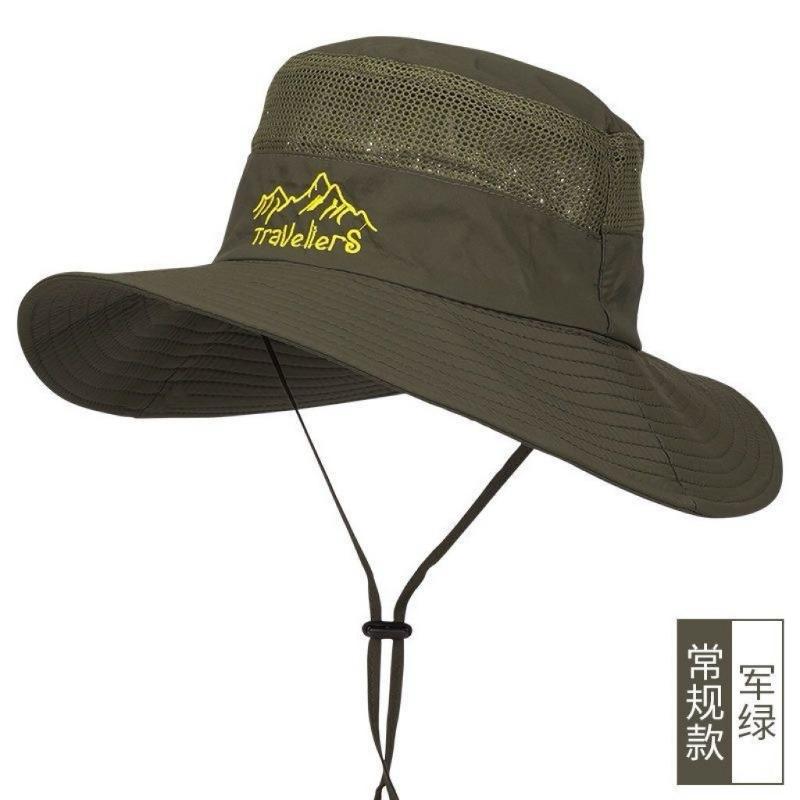 Sunscreen hat men's fishing hat summer bucket hat outdoor climbing sun hat face cover UV protection sun hat