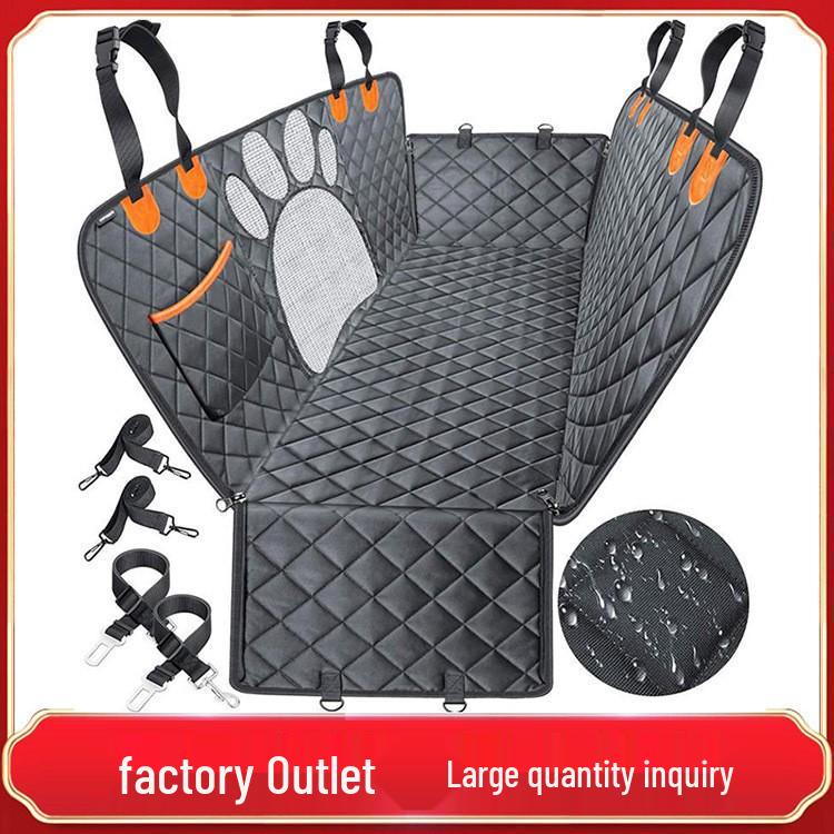 Waterproof Pet Car Seat Cover for Medium to Large Dogs – Dirt-Proof and Ideal for Back Seats.