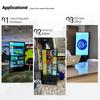 MWE LCD 43/49/55/65 Inch Floor Standing LCD Advertising Video Player Android Indoor Touch Screen Digital Signage and Display