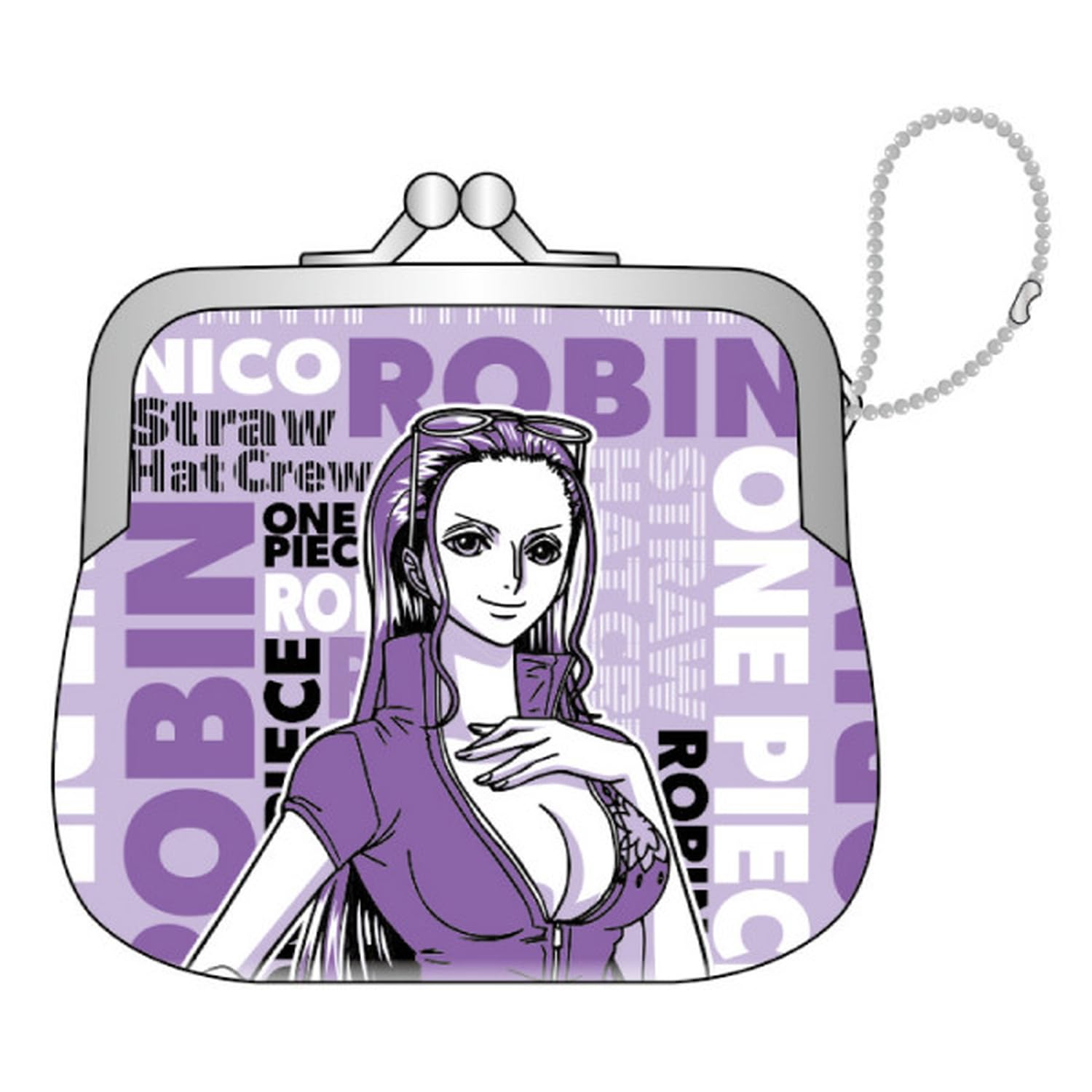 

K Company One Piece Mini Gamaguchi Robin Franky xx D2cm & OP-MG-RF H7.3 W8.5