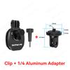 Motorcycle Windshield Clip Mount for Go Pro 13 12 11 10 9 8 7 DJI OSMO 360 Action 4 5 Pro Insta 360 X5 X4 Go 3S ACE Pro 2 Camera