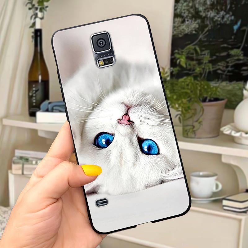 For Samsung s5 Case on For Samsung Galaxy S5 S 5 i9600 Soft Silicone Back Cover Silicone Case For Samsung S5 Neo Phone Cover