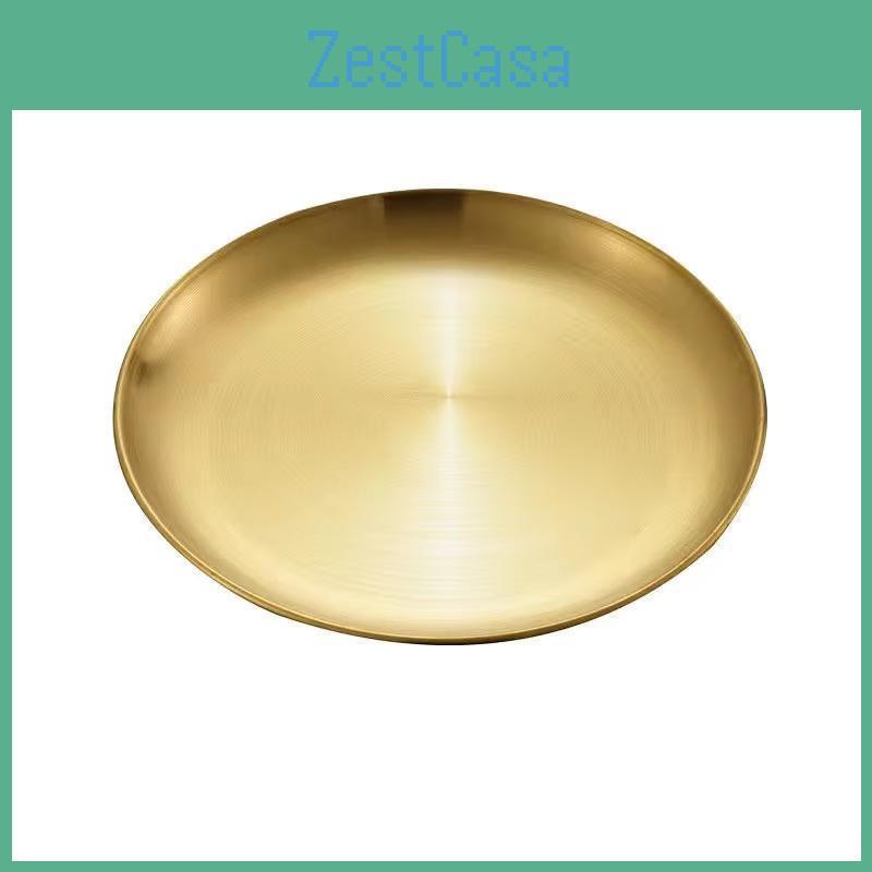 Stainless Zisiz Steel Gold 201 Dinner Plates