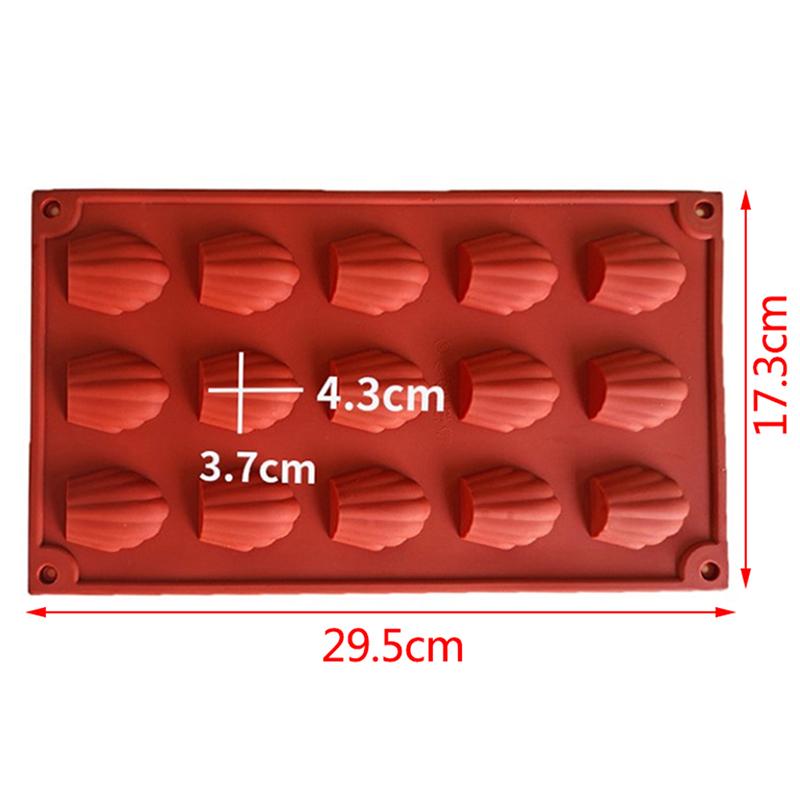 

20 ячеек Форма для торта Мадлен в форме ракушки Силиконовые формы для выпечки печенья