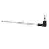 FM Radio Antenna 3.5mm Retractable Aerial 4 Sections L Shape 240mm Antenna