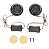 2 Pcs Dome Tweeter 140W Metallic Iron Loudspeaker Universal for Car Audio Systems