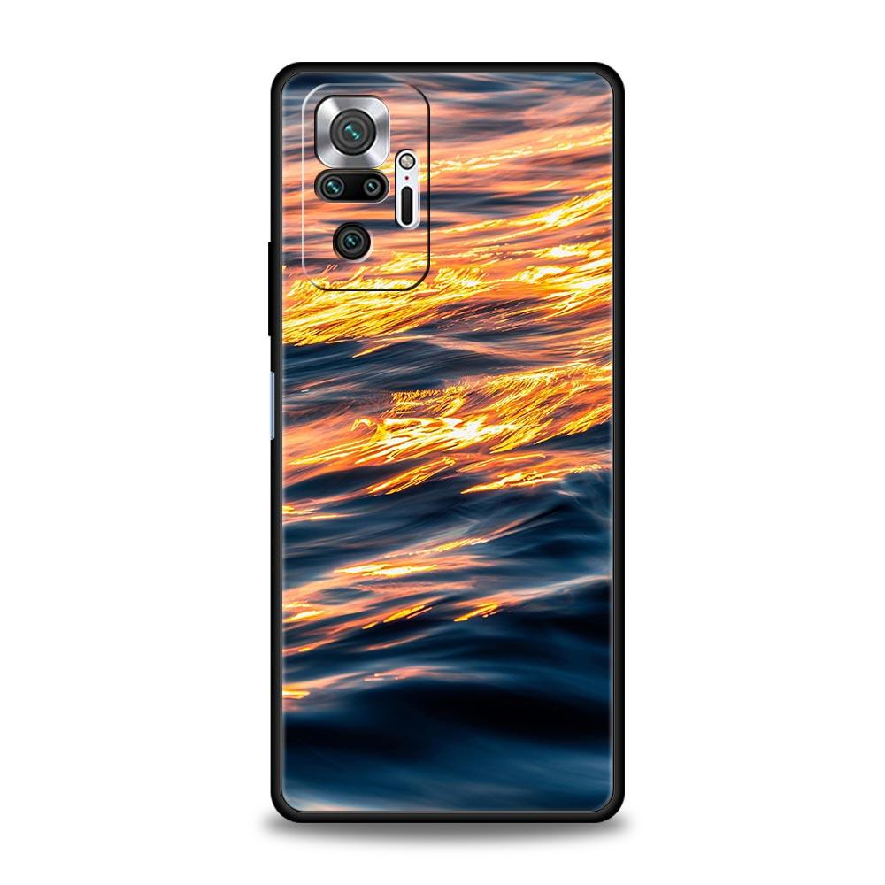 Sunset Sunset Glow Sea Phone Case For Xiaomi Redmi Note 15 14 13 12 5G 11 10 Pro Plus 4G 9S 14C 13C 12C 10C Soft TPU Cover