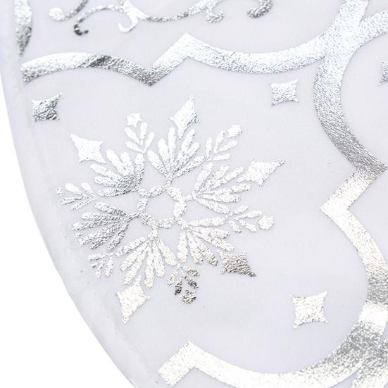 Tree Skirt Base Unique Lightweight Long Lasting Tree Mat Beautiful Snowflake Pattern Tree Carpet Tree Carpet Christmas Decor