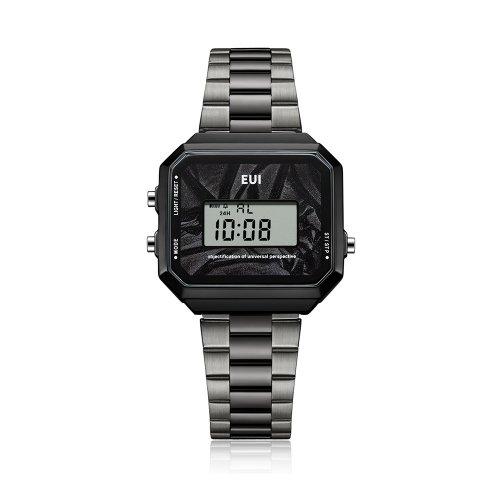 

[261EUI] 261EUI Unisex Metal Digital Watch EUI6101M-GB FREE