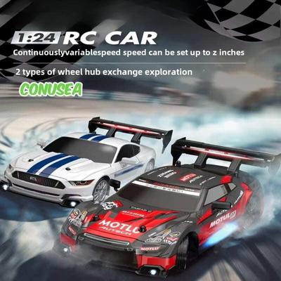 Neues AE86 RC Drift-Rennauto 1/24 4WD 30 km/h Hochgeschwindigkeitsauto mit Licht 2,4G Funkgesteuertes Fahrzeugmodell Rennwettbewerb Spielzeug Jungen Geschenk