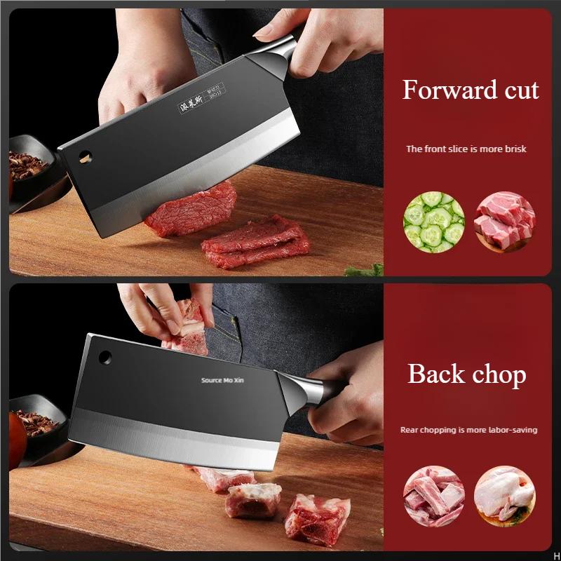 Seiko Chef's Knife Ultra-fast Sharp Slicing Knife Bone Knife Stainless steel Forging Dual-purpose Chopping Knife Kitchen