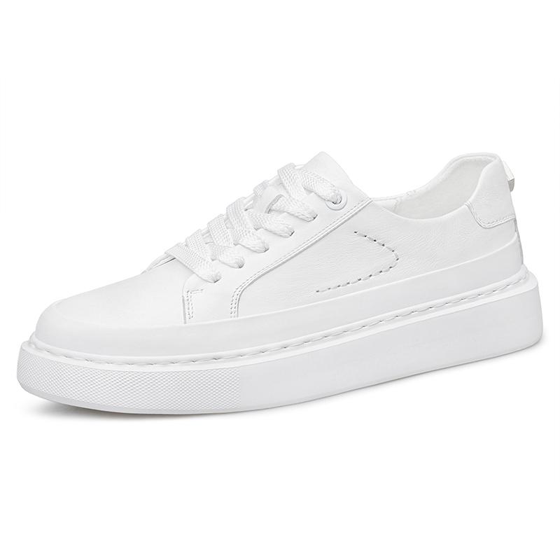 Fashion Genuine Leather Mens Casual Shoes Sneakers Classic Male Vulcanize Shoes Fashion Tenis Masculino New Design Skateboard Footwear