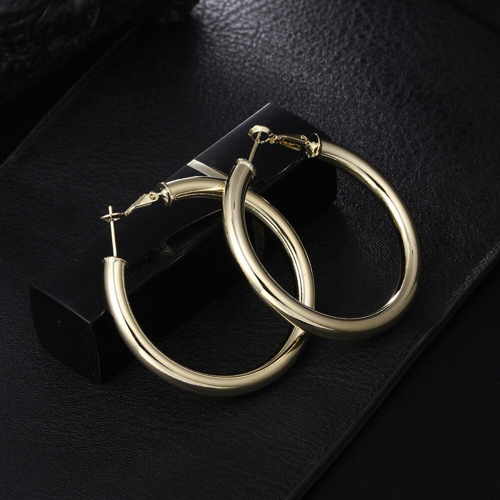 Boucles d'oreilles en argent Sterling 925, boucles d'oreilles élégantes et simples en or 18 carats pour femmes, bijoux cadeaux