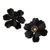 Retro Elegant Floral Stud Earrings: European & American Style