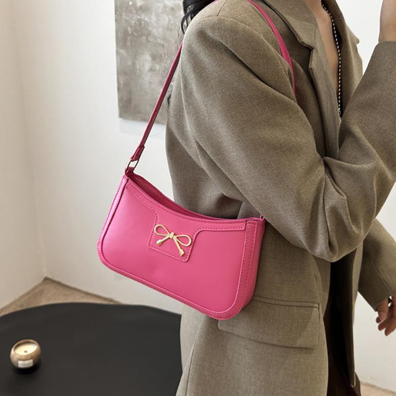 Small Square Bag New Shoulder Bag Diagonal Cross Bag Fashionable Women Bow Design Underarm Bags CLE