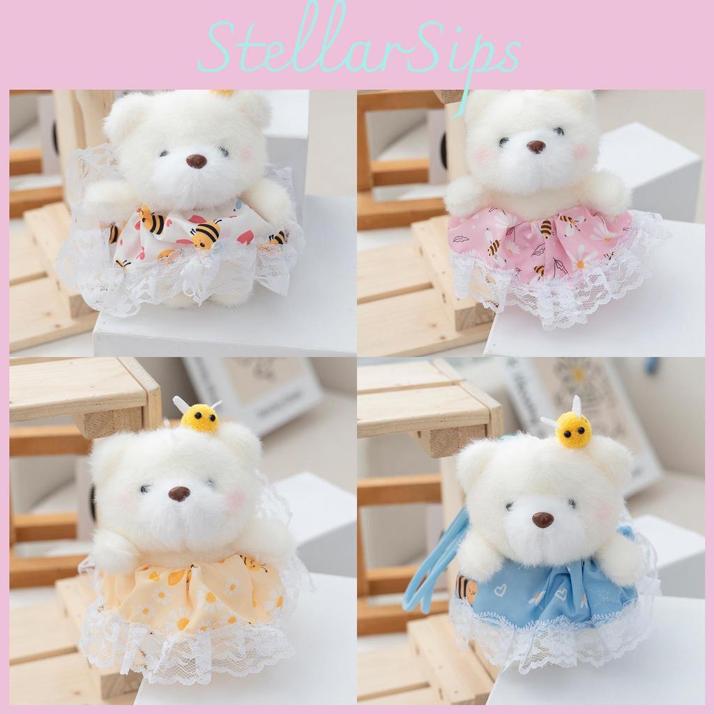 Bear Plush Toy Keychain Soft Stuffed Animal Backpack Accessory Collectors Gift