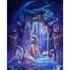 Full Round Drill 5D DIY Diamond Painting Mermaid Dragon Diamond Rhinestone Embroidery Cross Stitch