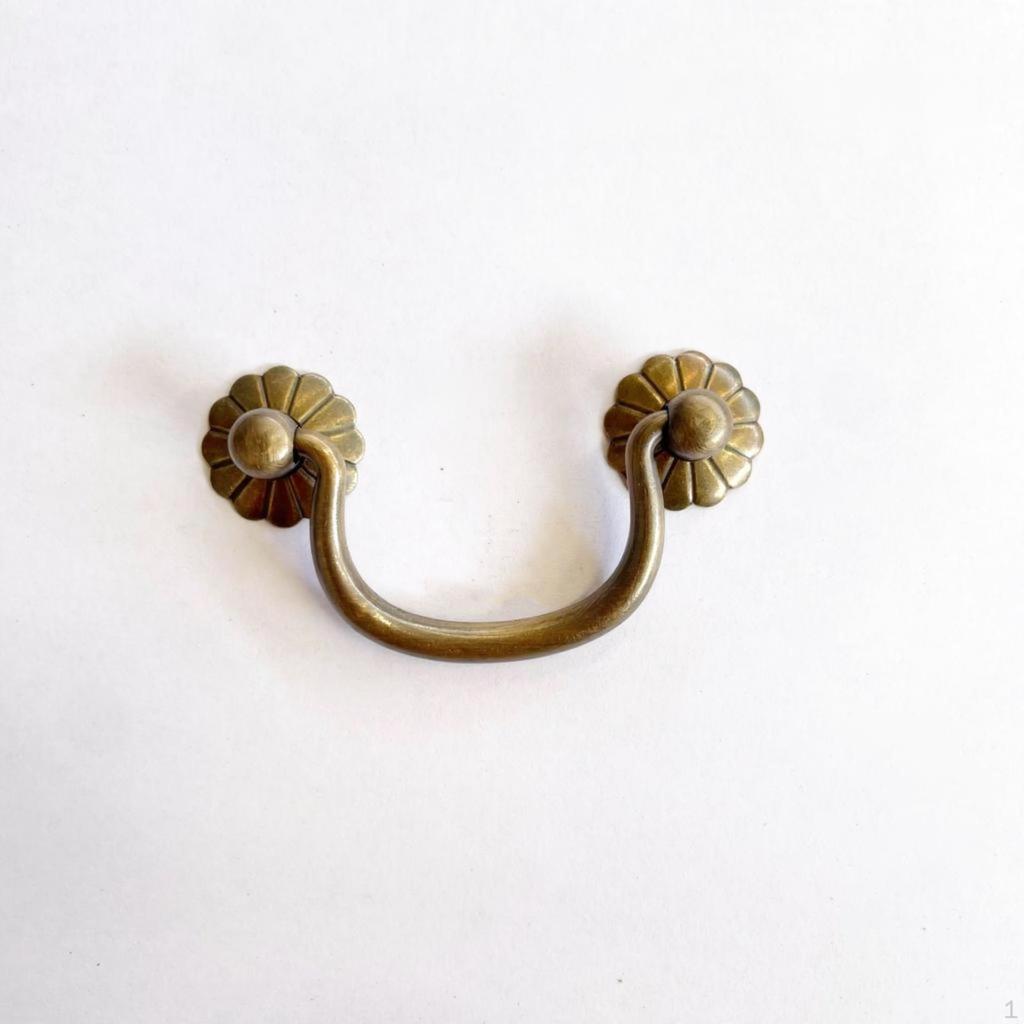 Brass Drawer Handle Elegant Furniture Knob Cabinet Hardware for Chinese Style