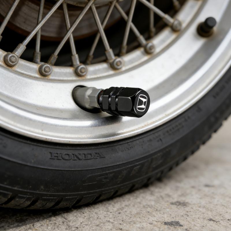 4pcs/set Car Wheel Tire Valve Caps Tyre Stem Covers Accessories For Honda Civci FIT CRV Accord Jazz HRV Dio Stepwgn Prelude ydcp00