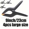 4 Pcs 9inch Heavy Duty Nylon Ratchet Spring Clamps Woodworking Clamp Used for Home Decoration and Handmade  DIY Production