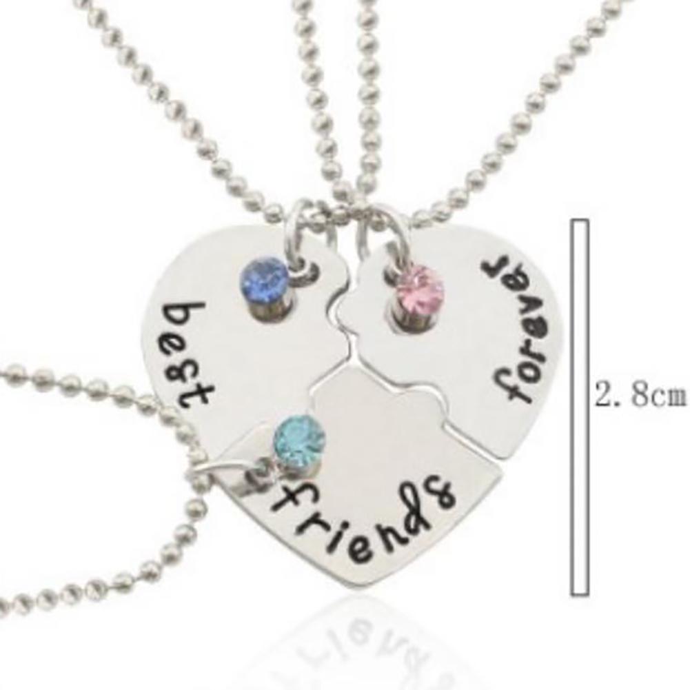 Καλύτερος Φίλος και Πάντα Κολιέ Κοριτσιών Καρδιά-Σχήμα Puzzle Ραφή Κρεμαστό Κολιέ Για Γυναίκες