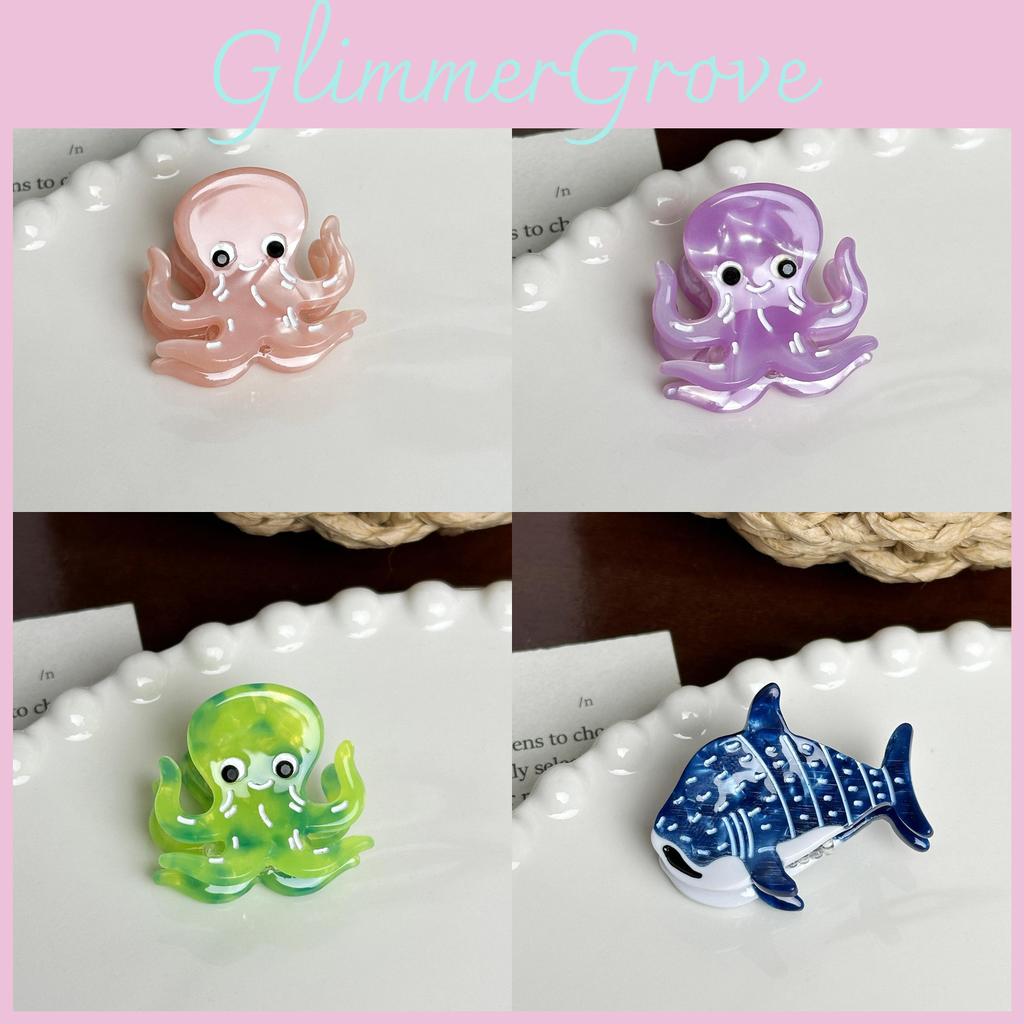 Fun Stylish And Mini Hair Clips Featuring Delightful Sea Creatures For Women