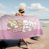 Cute Cat Mikko I-illustrations Microfiber Beach Towel Absorbent Quick dry Soft Yoga Swimming Resort Mountain Climbing Towel