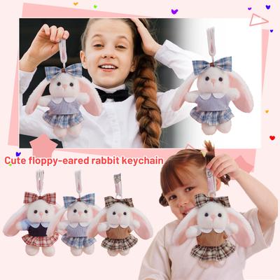 Adorable Lop-Eared  Keychain Plush Toy Comfort Doll