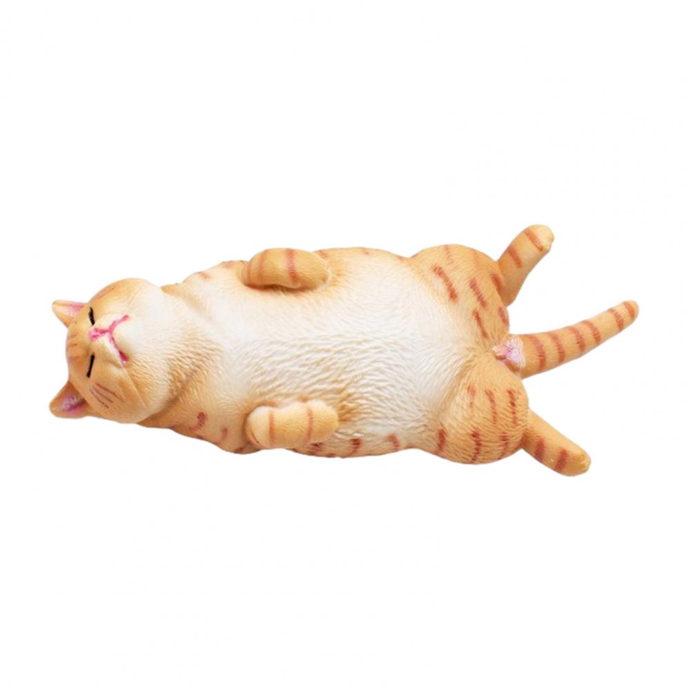 Pvc Cat Sculpture Cat Garden Statue Pvc Simulated Cat Model Miniature Kitten Figurine Educational Toy Sculpture for Lovers