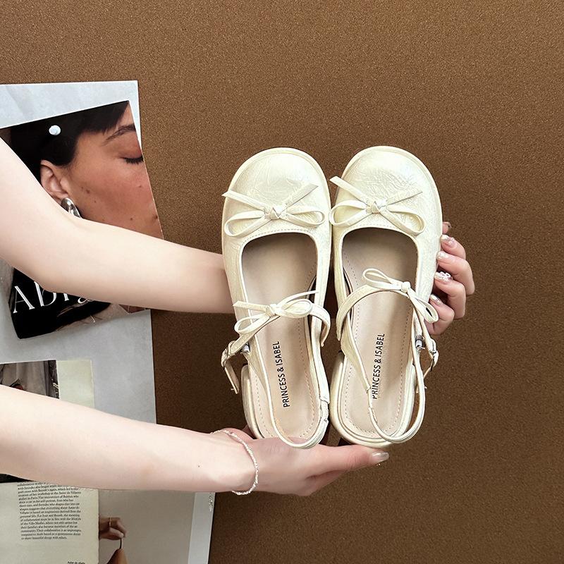 

Модный темперамент ретро сандалии с квадратным носком бант толстый каблук легкий вырез туфли-лодочки женские Мэри Джейн на высоком каблуке маленькие кожаные туфли 40 бежевый