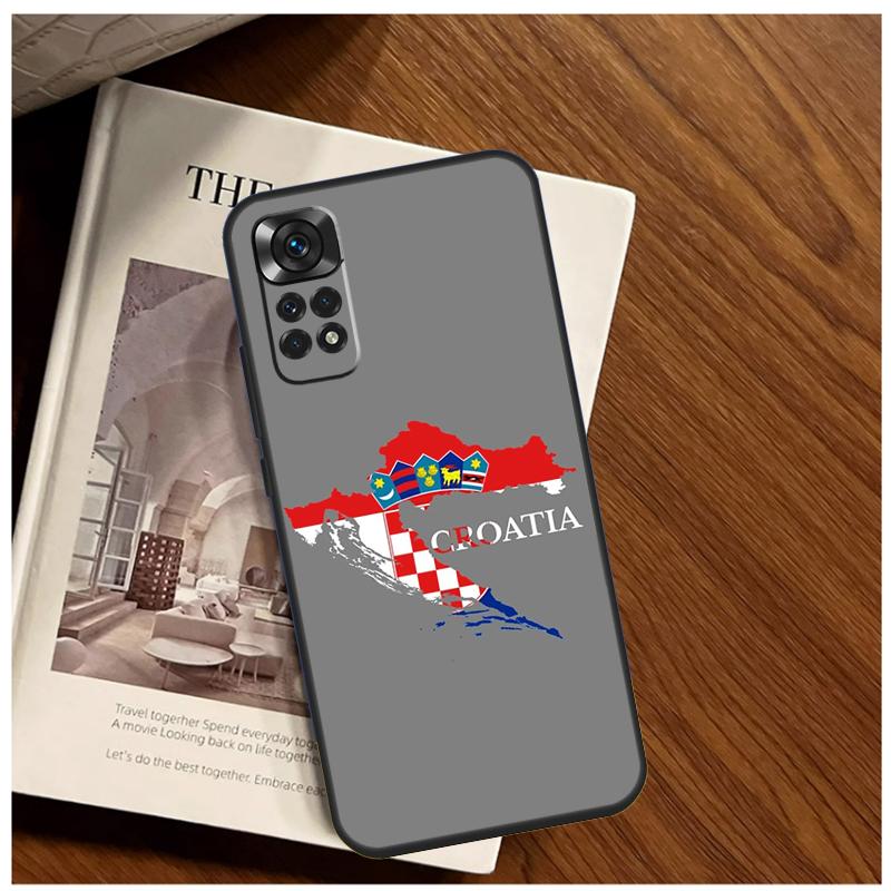 Croatia Coat Of Arms Flag Case For Xiaomi Redmi Note 14 13 9 10 11 12 15 Pro Plus Cover For Redmi 15 C 13C 12C 10C 14C
