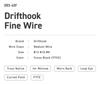 Vanfook DRS-40F Drifthook Fine Wire Micro Barb Size 8 (8682)