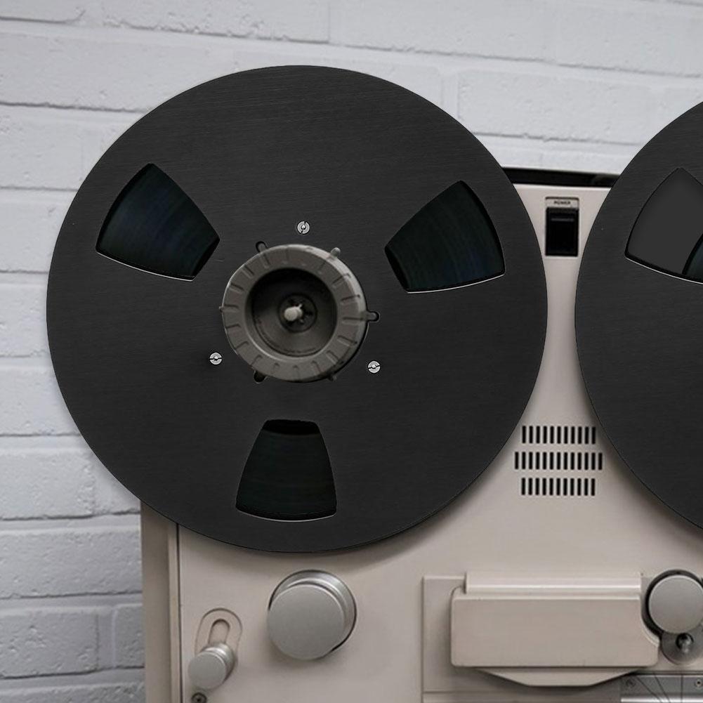 1/4 10.5 Inch Empty Takeup Reel 3 Hole Aluminum Alloy Universal Opening Machine Part Sound Tape Takeup Reel Part for Pioneer