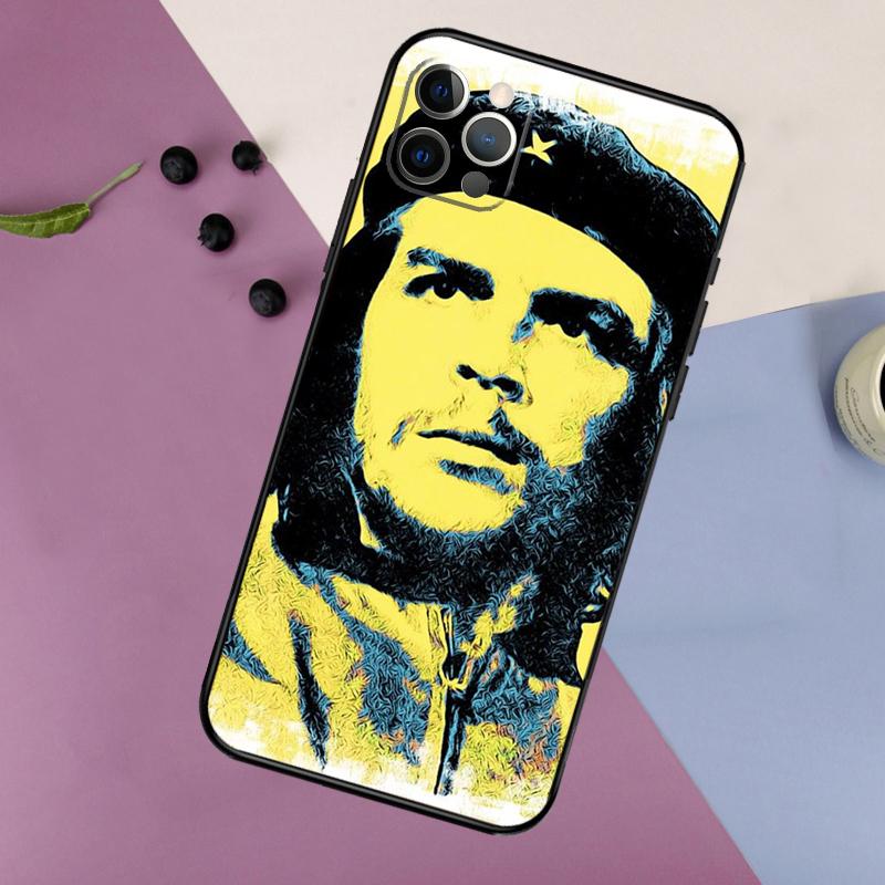 Che Guevara Phone Case For iPhone 16 15 14 13 12 11 17 Pro Max 13 Mini 16 Plus 16e 17 Air Bumper Cover