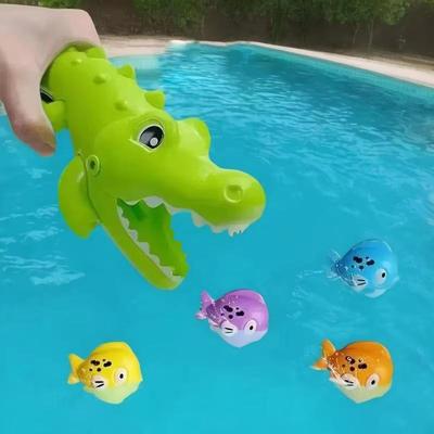 New Summer Plastic Baby Crocodile Bath Toys Are Perfect For Fishing Catching Games Toddlers Kids Fun To Playing In Water