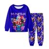 Children's Fashion Suit Skirt Round Neck Long Sleeve Top Pants