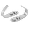 1 Pair Hook Stainless Steel Clothes Towel Robe Wall Mount Hanger Holder for Home Bathroom