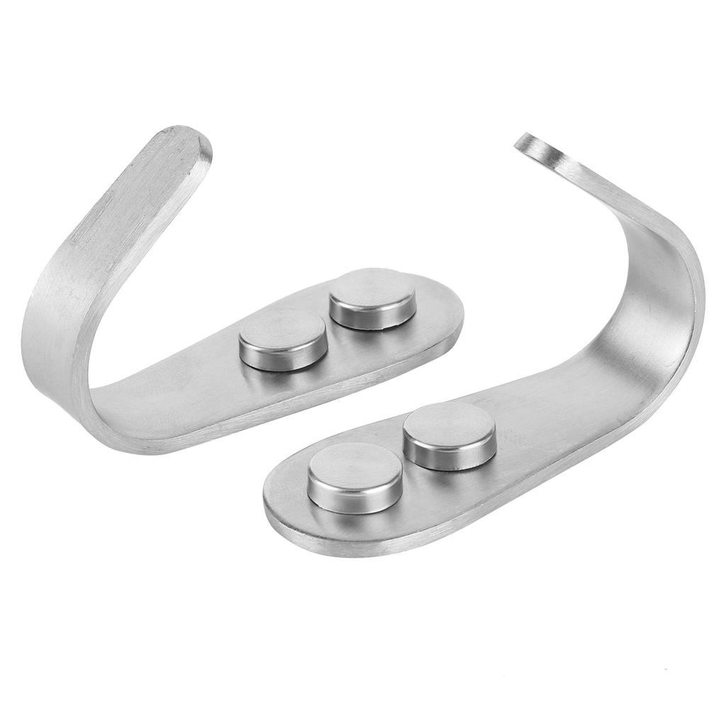 1 Pair Hook Stainless Steel Clothes Towel Robe Wall Mount Hanger Holder for Home Bathroom