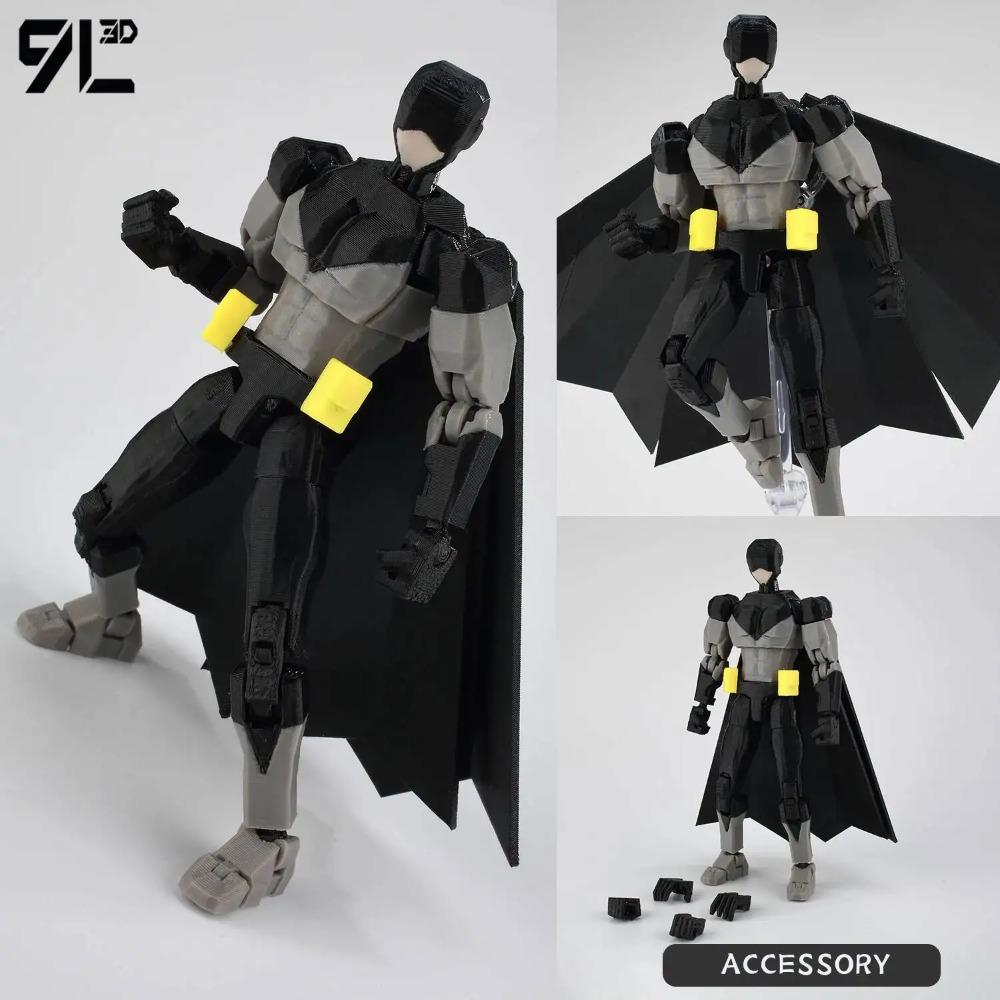 9L3D Printed NEWInvincibles Tech Jacker Titan13 Lucky13 Action Figure Dummy13 Motorcycle Multi-Jointed Collectible Model Toy T13