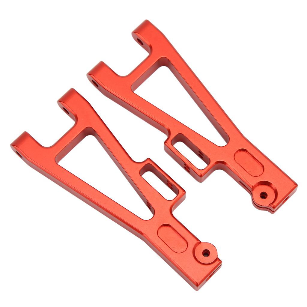 2pcs RC Suspension Arm Aluminum Alloy DIY Upgrade Front and Rear Lower Swing Arm for JLB 1 10 TruckRed